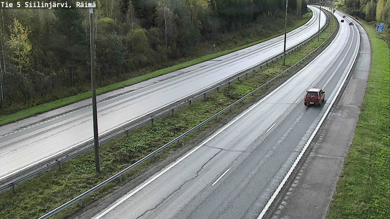 Weather Camera Image Road Siilinjärvi, Räimä, Siilinjärvi, Pohjois-Savo