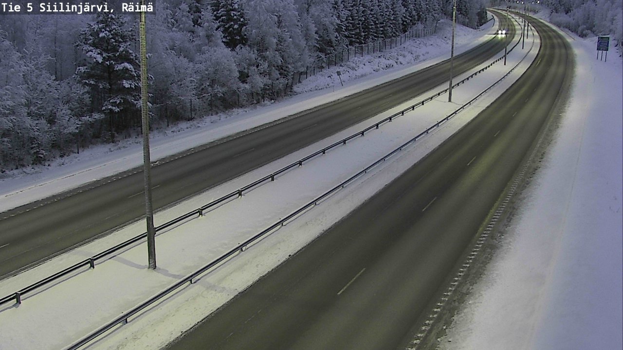 Weather Camera Image Väg 5 Siilinjärvi, Räimä, Siilinjärvi, Pohjois-Savo