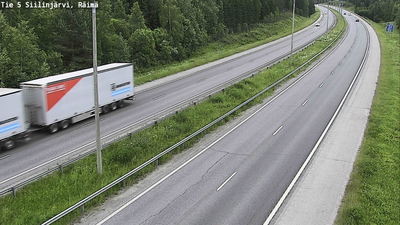 Weather Camera Image Road Siilinjärvi, Räimä, Siilinjärvi, Pohjois-Savo
