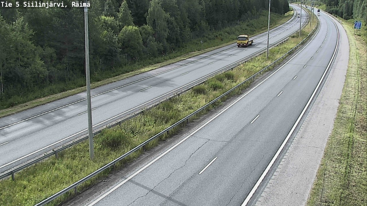 Weather Camera Image Väg 5 Siilinjärvi, Räimä, Siilinjärvi, Pohjois-Savo