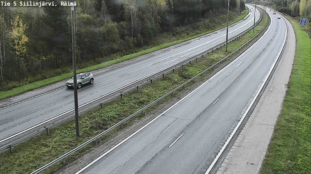 Weather Camera Image Road Siilinjärvi, Räimä, Siilinjärvi, Pohjois-Savo