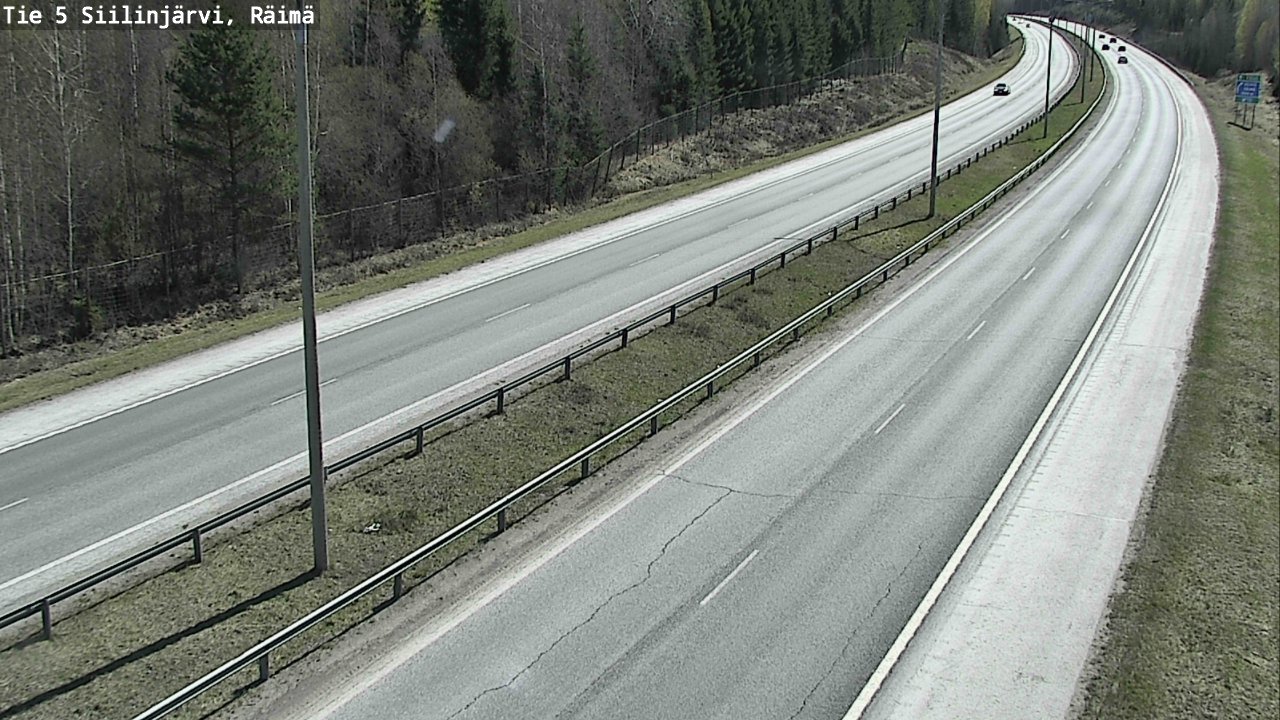 Weather Camera Image Väg 5 Siilinjärvi, Räimä, Siilinjärvi, Pohjois-Savo
