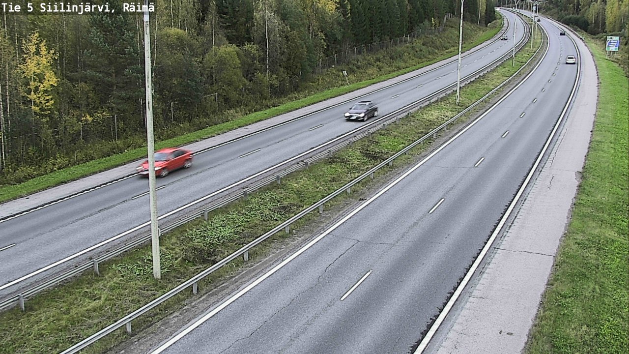 Kelikamerat Kuva Tie 5 Siilinjärvi, Räimä, Siilinjärvi, Pohjois-Savo