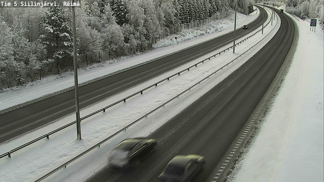 Weather Camera Image Road Siilinjärvi, Räimä, Siilinjärvi, Pohjois-Savo