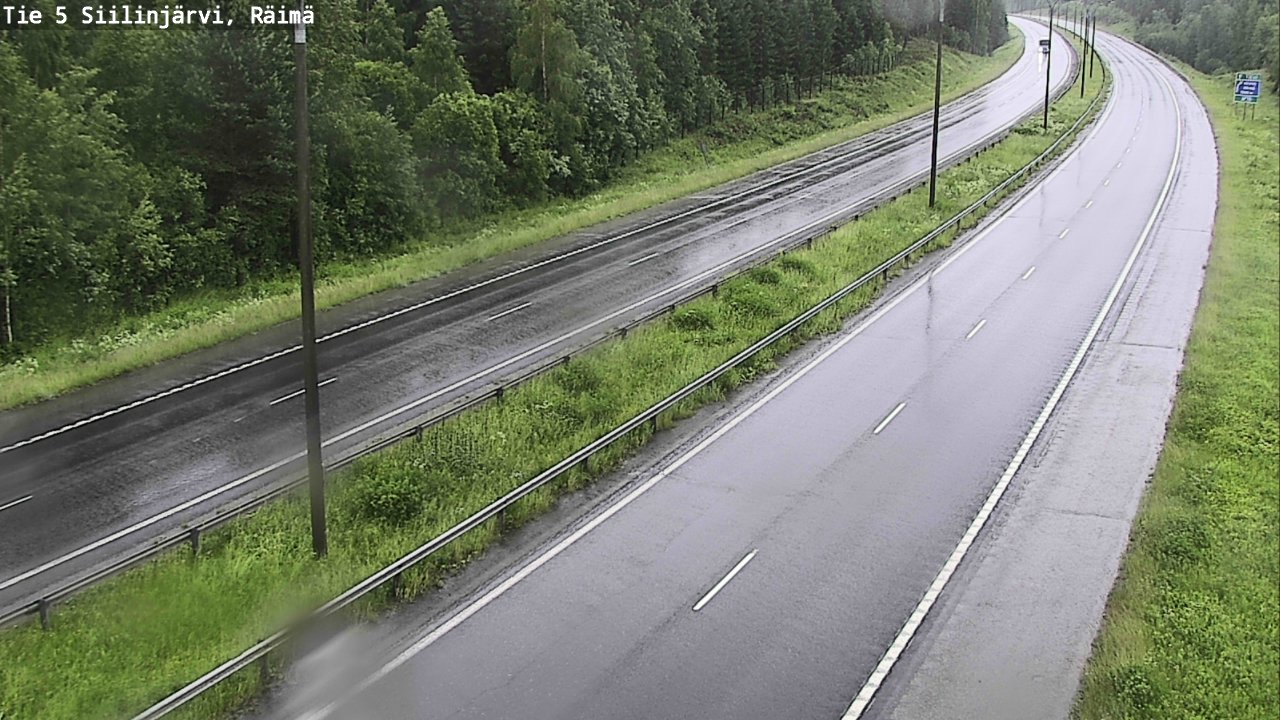 Weather Camera Image Road Siilinjärvi, Räimä, Siilinjärvi, Pohjois-Savo