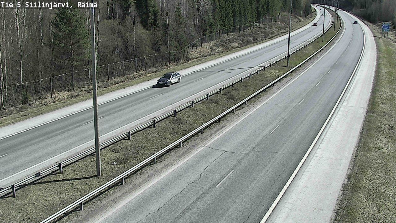 Weather Camera Image Road Siilinjärvi, Räimä, Siilinjärvi, Pohjois-Savo