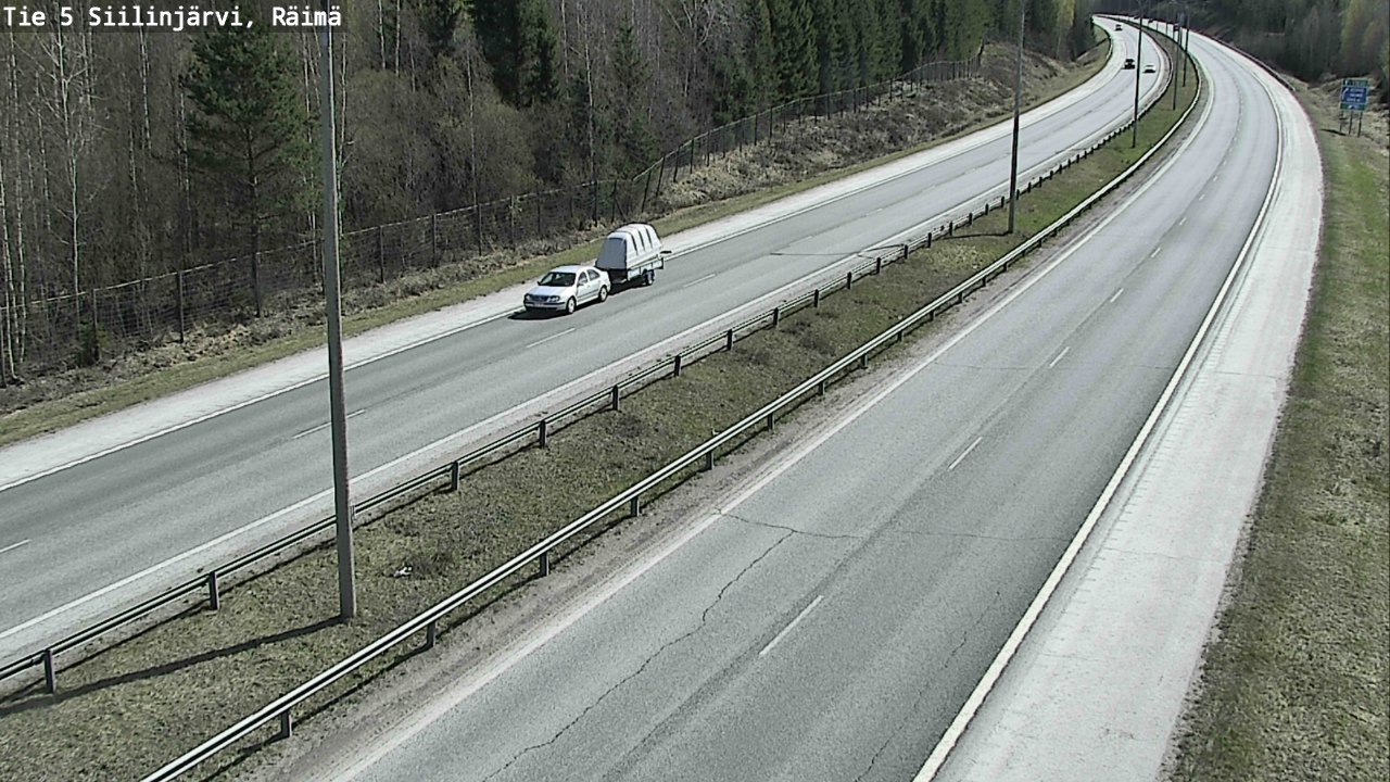 Weather Camera Image Väg 5 Siilinjärvi, Räimä, Siilinjärvi, Pohjois-Savo