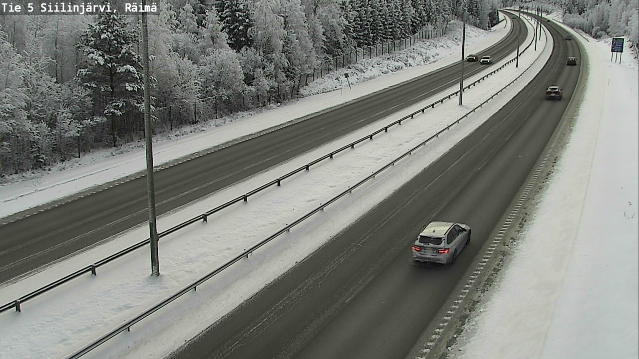 Weather Camera Image Road Siilinjärvi, Räimä, Siilinjärvi, Pohjois-Savo
