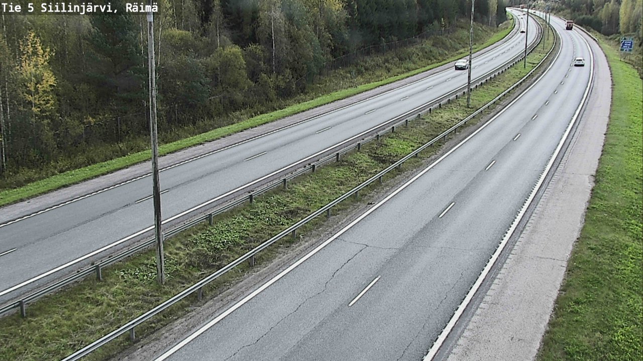 Weather Camera Image Road Siilinjärvi, Räimä, Siilinjärvi, Pohjois-Savo