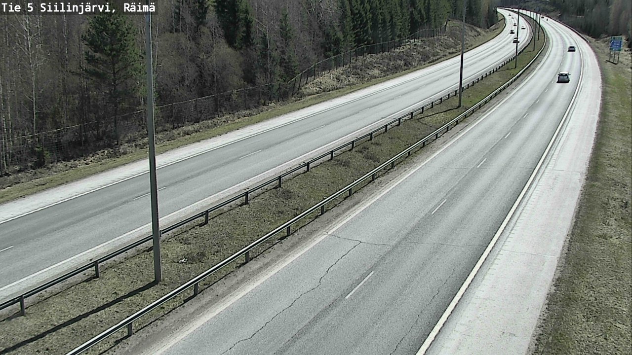 Weather Camera Image Road Siilinjärvi, Räimä, Siilinjärvi, Pohjois-Savo
