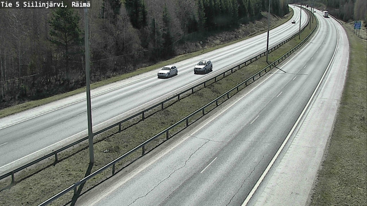 Weather Camera Image Road Siilinjärvi, Räimä, Siilinjärvi, Pohjois-Savo