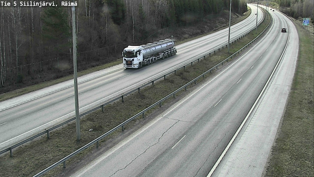 Weather Camera Image Road Siilinjärvi, Räimä, Siilinjärvi, Pohjois-Savo