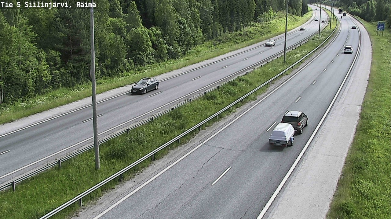 Weather Camera Image Road Siilinjärvi, Räimä, Siilinjärvi, Pohjois-Savo