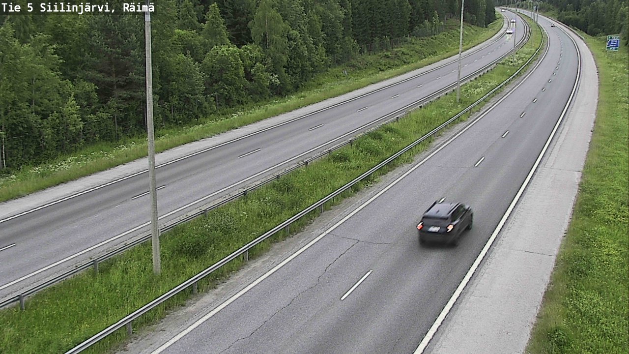 Weather Camera Image Road Siilinjärvi, Räimä, Siilinjärvi, Pohjois-Savo
