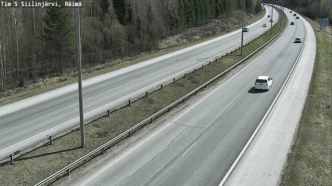 Weather Camera Image Väg 5 Siilinjärvi, Räimä, Siilinjärvi, Pohjois-Savo