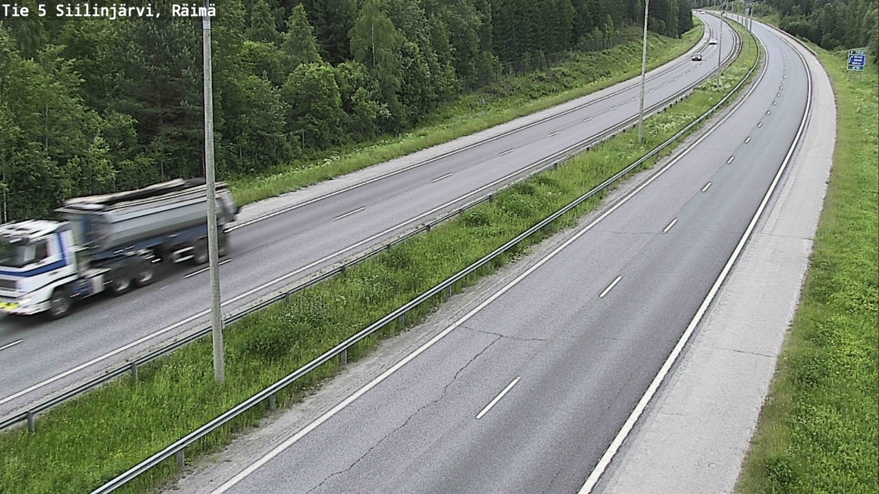Weather Camera Image Road Siilinjärvi, Räimä, Siilinjärvi, Pohjois-Savo
