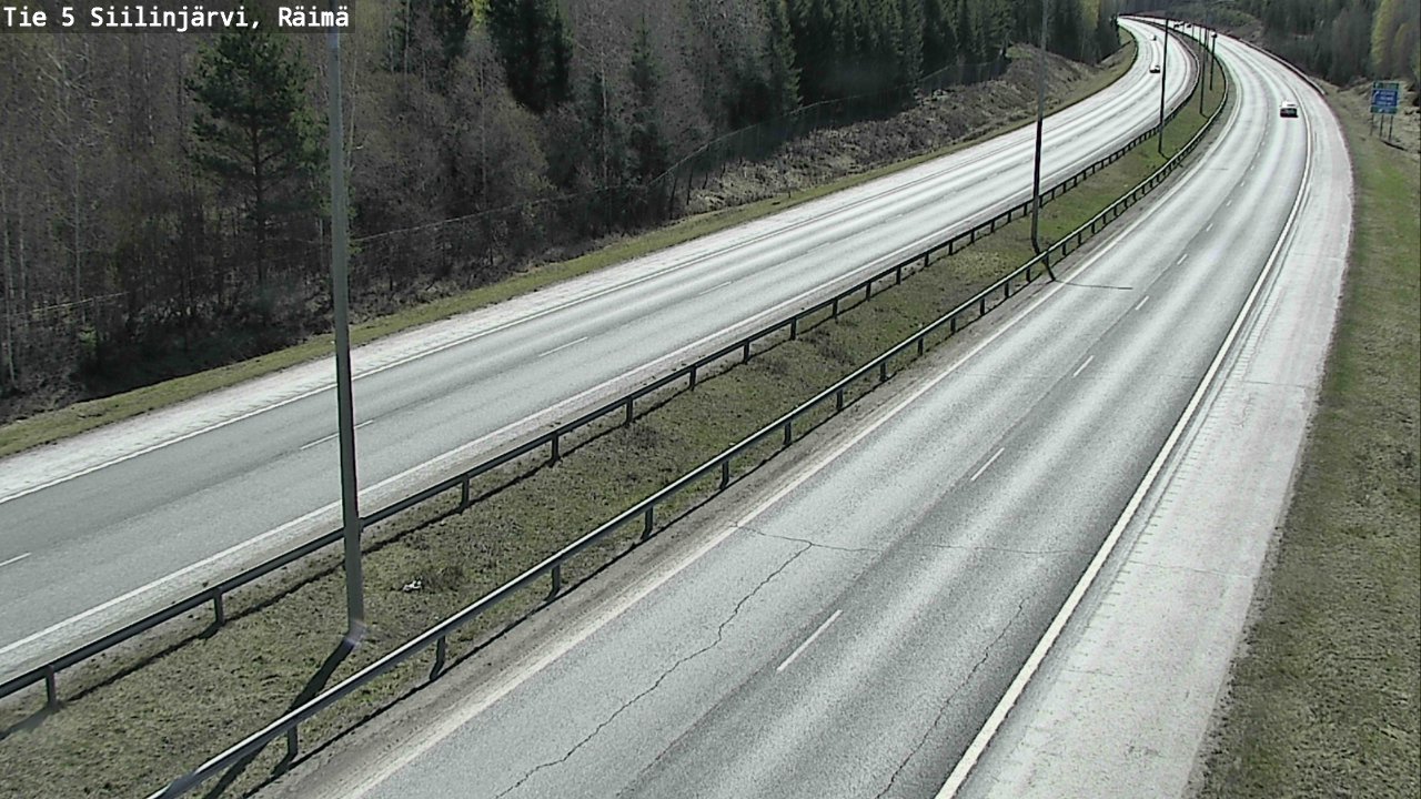 Weather Camera Image Väg 5 Siilinjärvi, Räimä, Siilinjärvi, Pohjois-Savo
