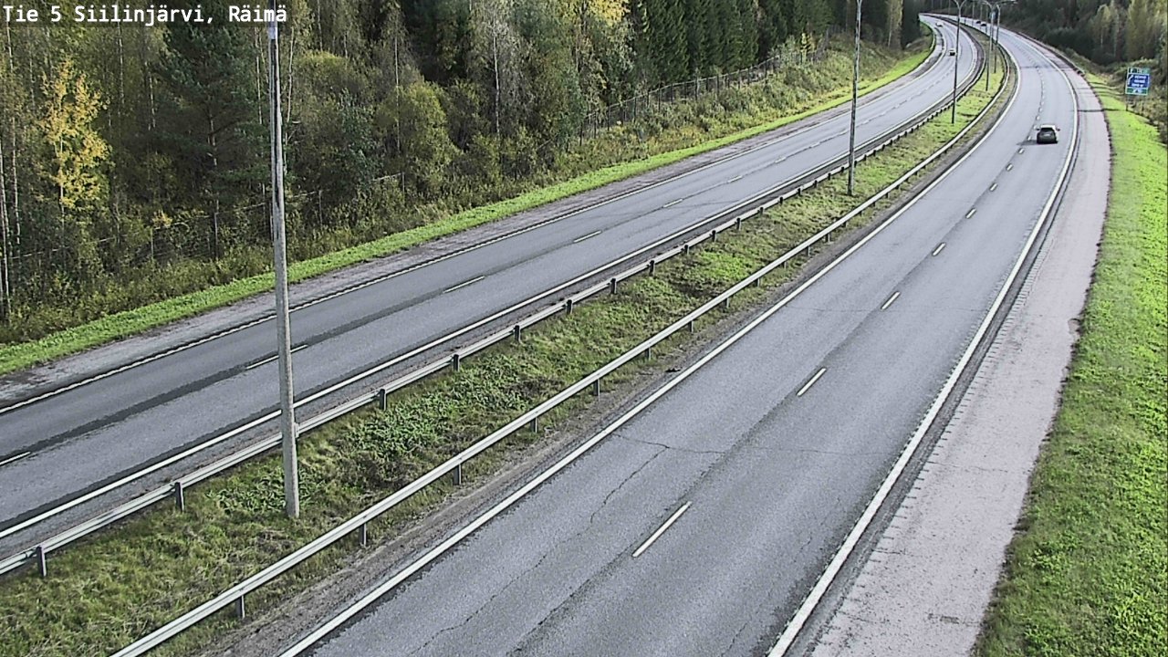 Kelikamerat Kuva Tie 5 Siilinjärvi, Räimä, Siilinjärvi, Pohjois-Savo