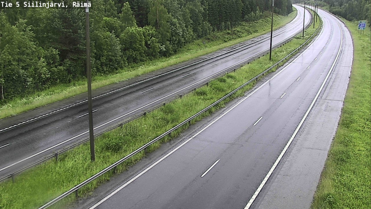 Weather Camera Image Road Siilinjärvi, Räimä, Siilinjärvi, Pohjois-Savo