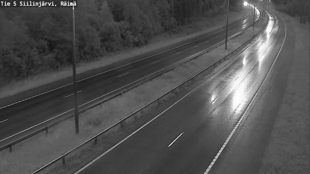 Weather Camera Image Road Siilinjärvi, Räimä, Siilinjärvi, Pohjois-Savo
