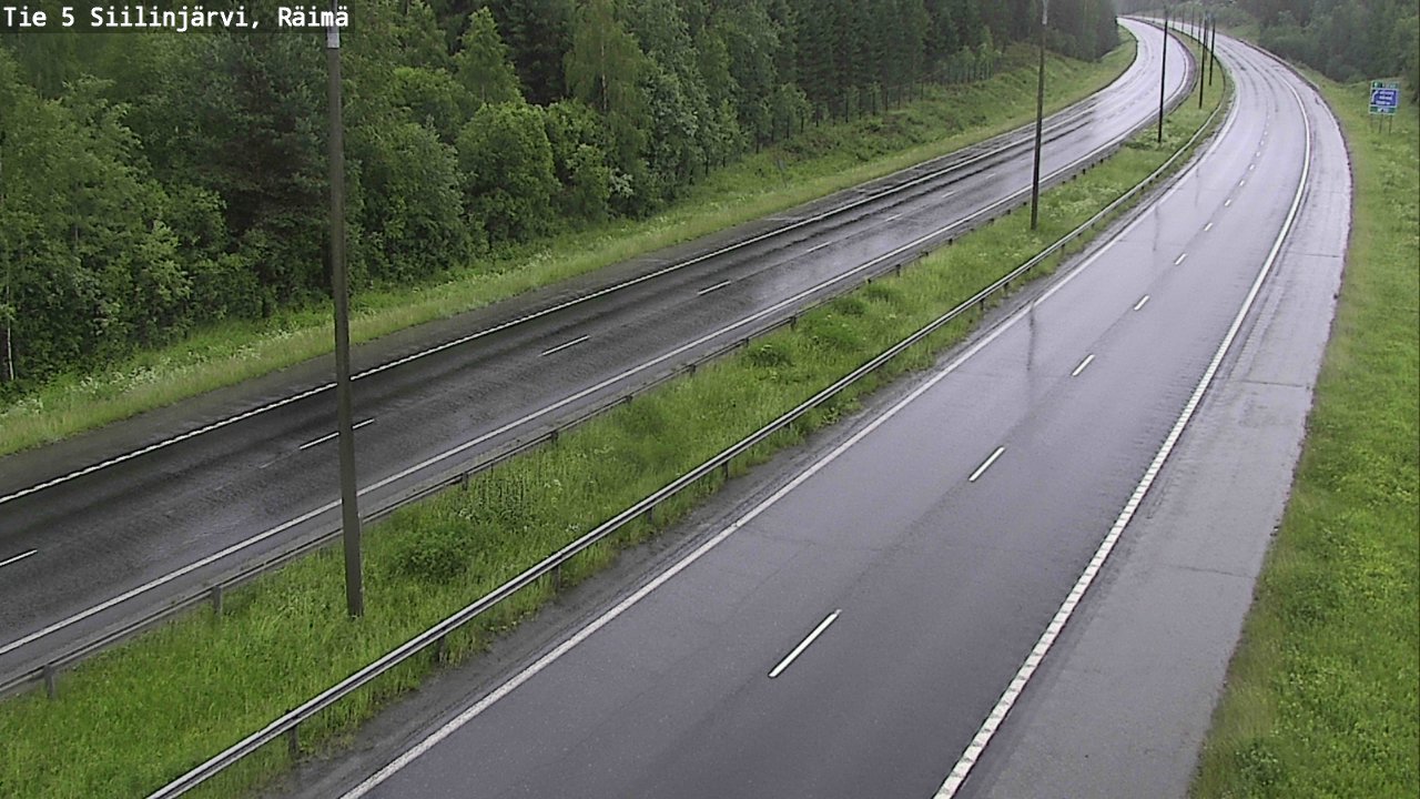 Weather Camera Image Road Siilinjärvi, Räimä, Siilinjärvi, Pohjois-Savo