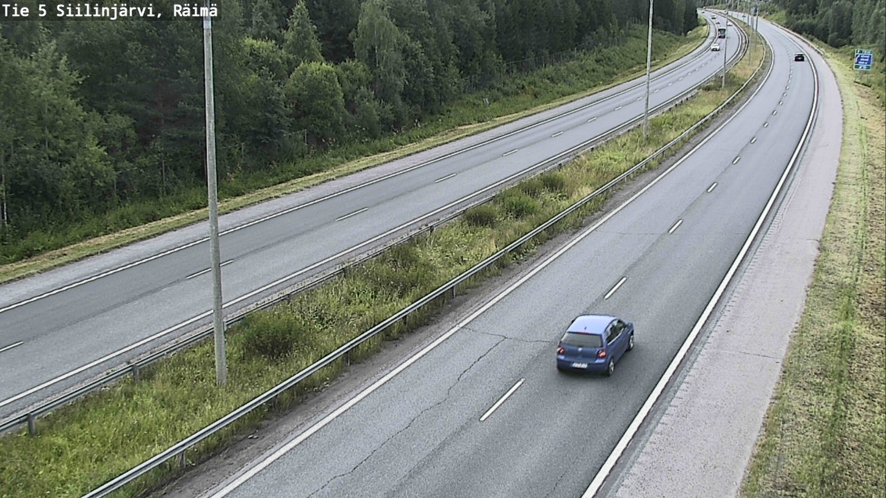 Weather Camera Image Väg 5 Siilinjärvi, Räimä, Siilinjärvi, Pohjois-Savo