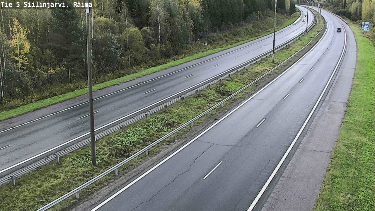 Weather Camera Image Road Siilinjärvi, Räimä, Siilinjärvi, Pohjois-Savo