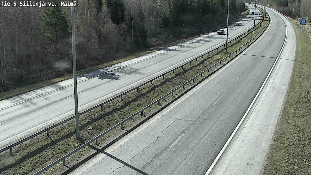 Weather Camera Image Road Siilinjärvi, Räimä, Siilinjärvi, Pohjois-Savo