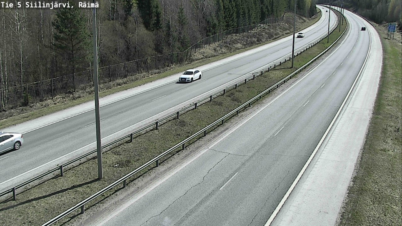 Weather Camera Image Väg 5 Siilinjärvi, Räimä, Siilinjärvi, Pohjois-Savo