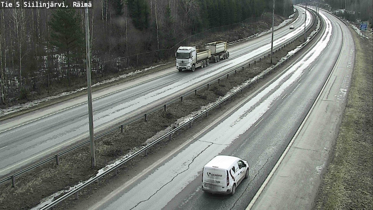 Weather Camera Image Road Siilinjärvi, Räimä, Siilinjärvi, Pohjois-Savo