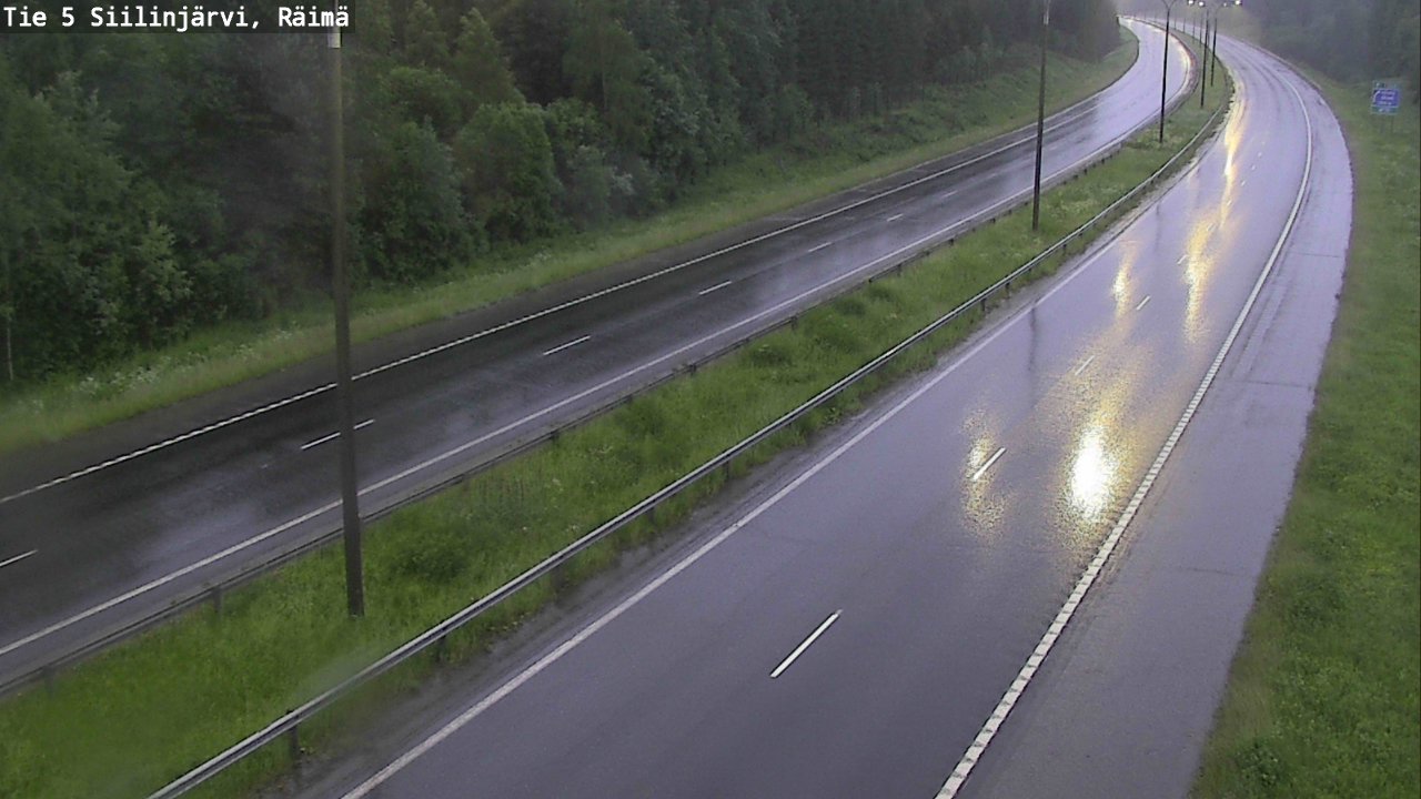 Weather Camera Image Road Siilinjärvi, Räimä, Siilinjärvi, Pohjois-Savo