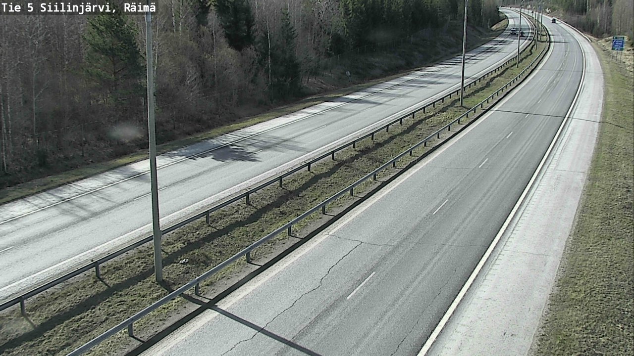 Weather Camera Image Road Siilinjärvi, Räimä, Siilinjärvi, Pohjois-Savo