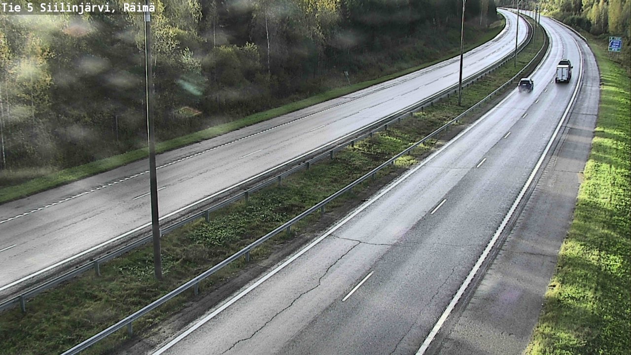 Weather Camera Image Road Siilinjärvi, Räimä, Siilinjärvi, Pohjois-Savo