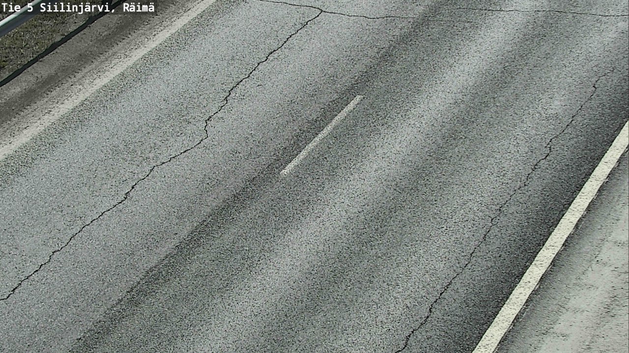 Weather Camera Image Road Siilinjärvi, Räimä, Siilinjärvi, Pohjois-Savo
