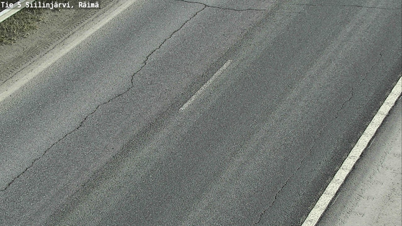 Weather Camera Image Road Siilinjärvi, Räimä, Siilinjärvi, Pohjois-Savo
