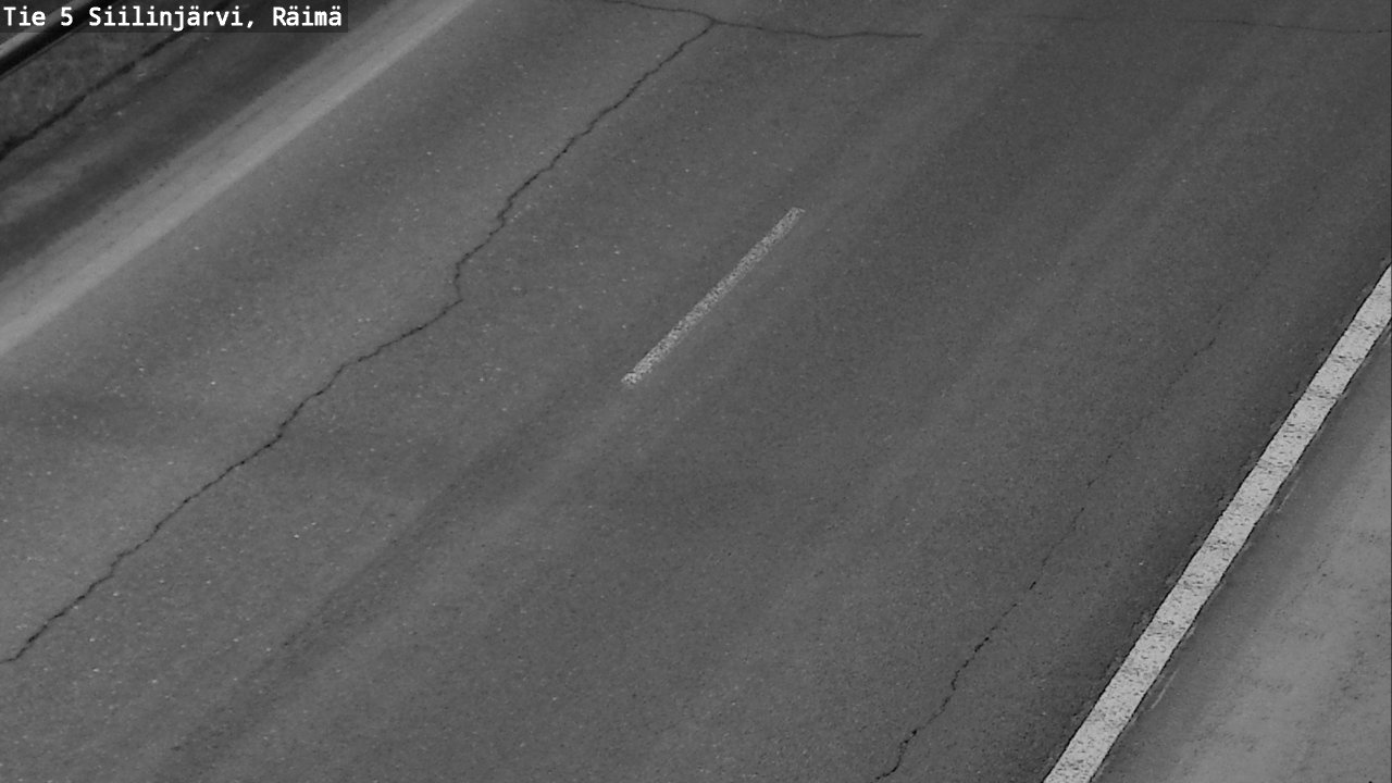 Weather Camera Image Road Siilinjärvi, Räimä, Siilinjärvi, Pohjois-Savo