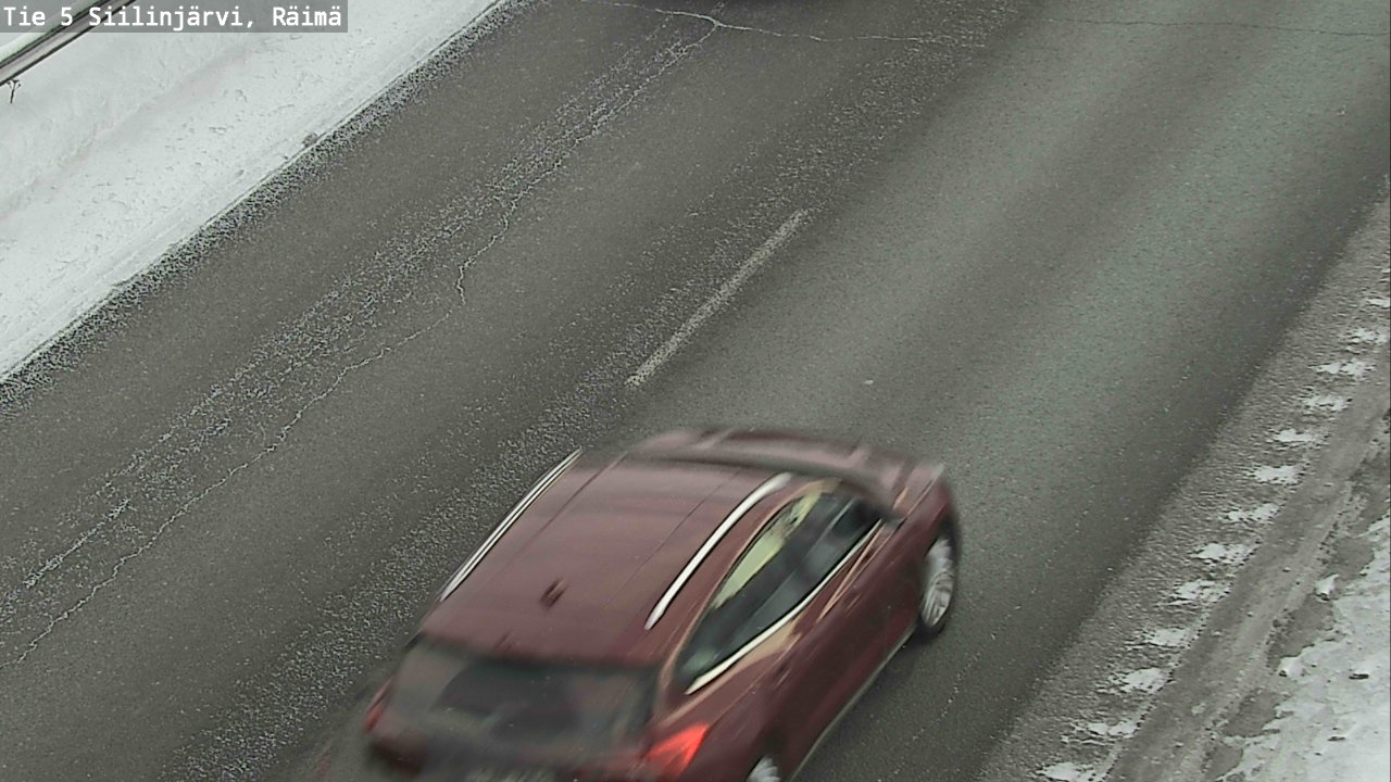 Weather Camera Image Road Siilinjärvi, Räimä, Siilinjärvi, Pohjois-Savo