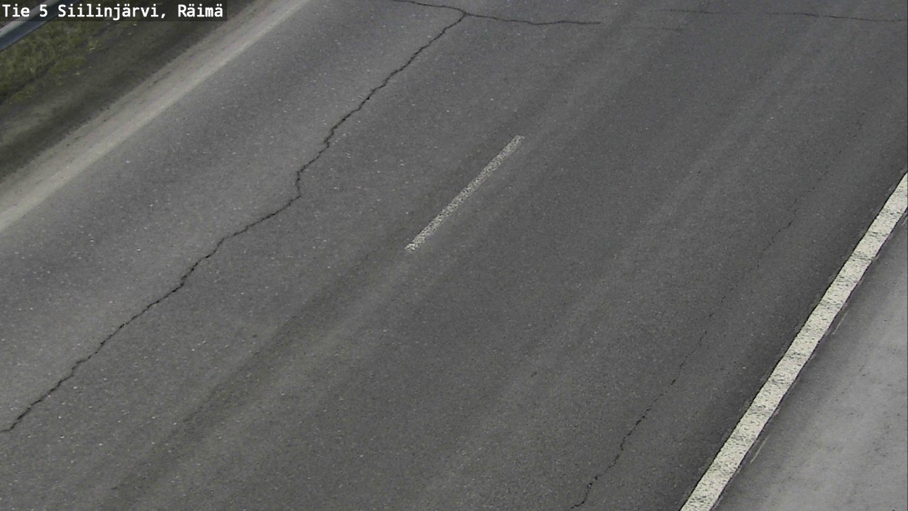 Weather Camera Image Road Siilinjärvi, Räimä, Siilinjärvi, Pohjois-Savo