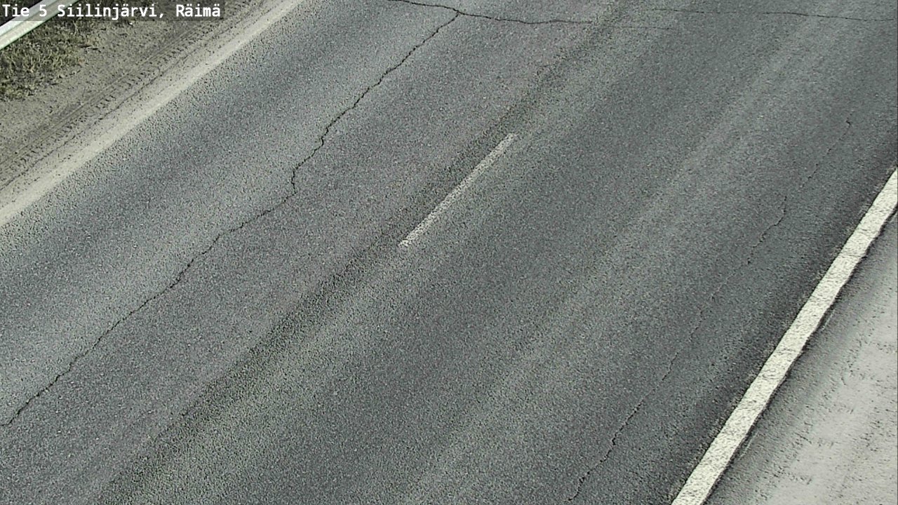 Weather Camera Image Road Siilinjärvi, Räimä, Siilinjärvi, Pohjois-Savo