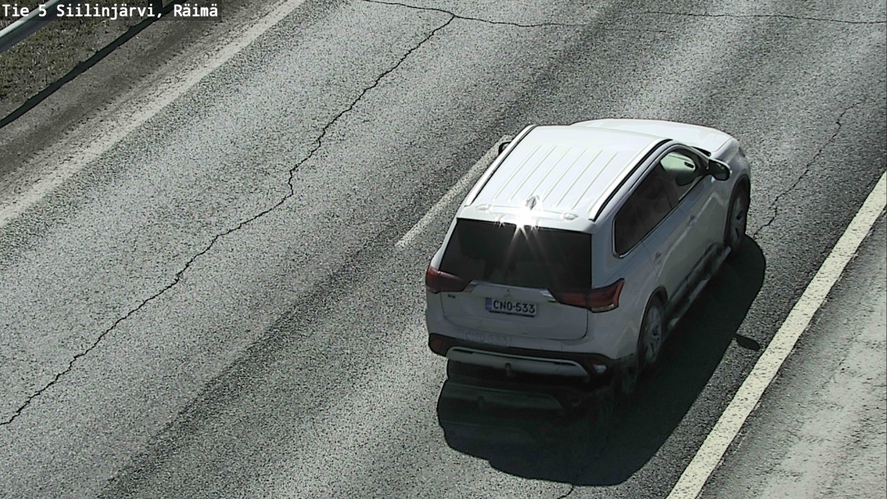 Weather Camera Image Road Siilinjärvi, Räimä, Siilinjärvi, Pohjois-Savo