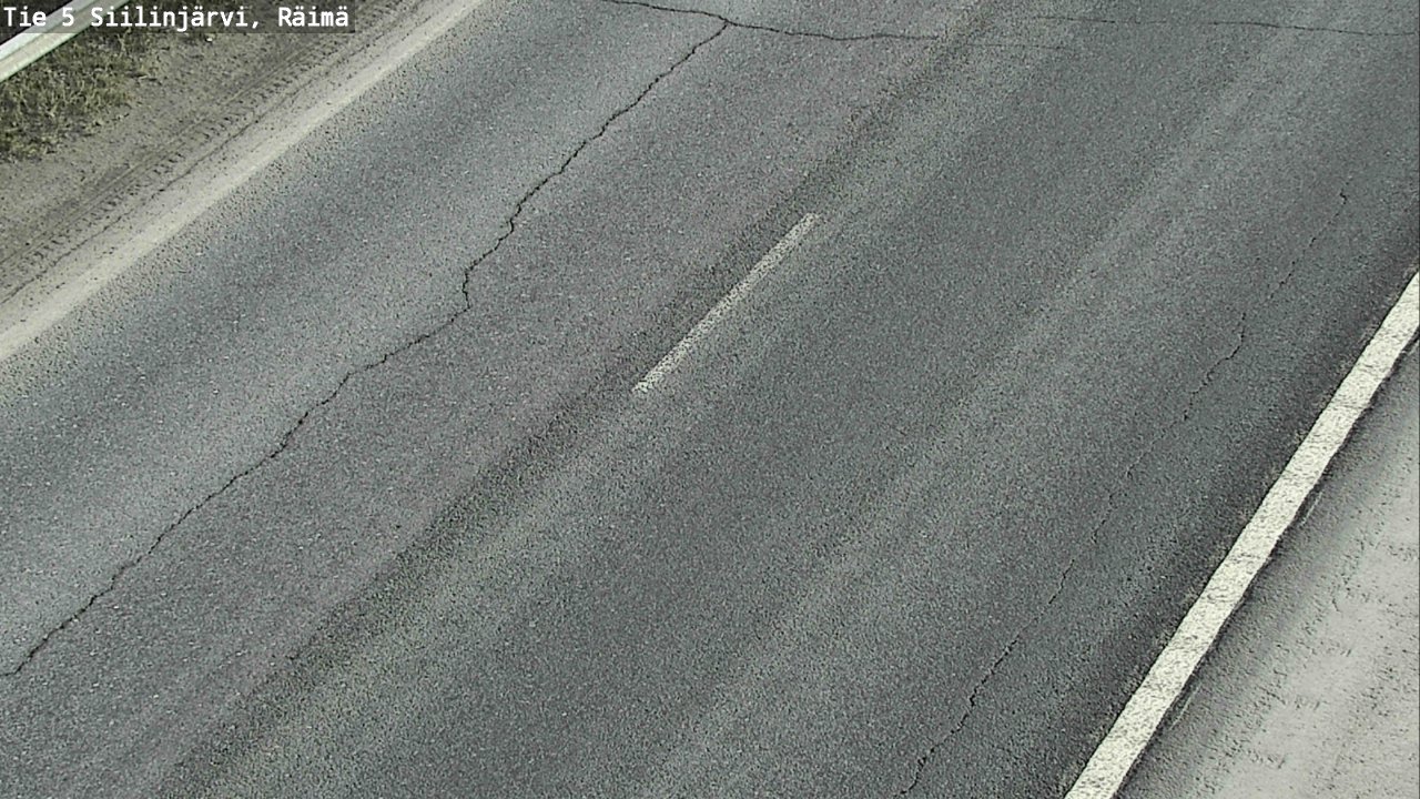 Weather Camera Image Road Siilinjärvi, Räimä, Siilinjärvi, Pohjois-Savo