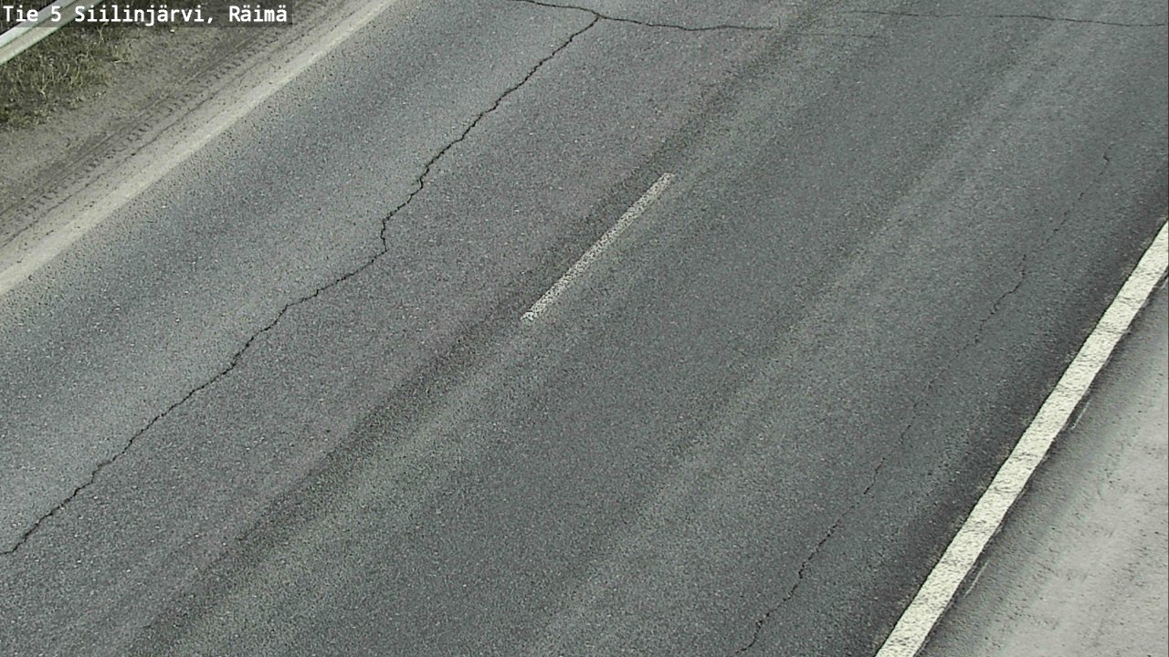 Weather Camera Image Road Siilinjärvi, Räimä, Siilinjärvi, Pohjois-Savo