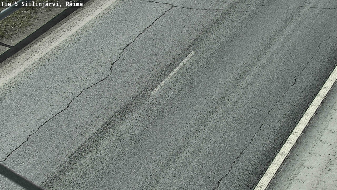 Weather Camera Image Road Siilinjärvi, Räimä, Siilinjärvi, Pohjois-Savo