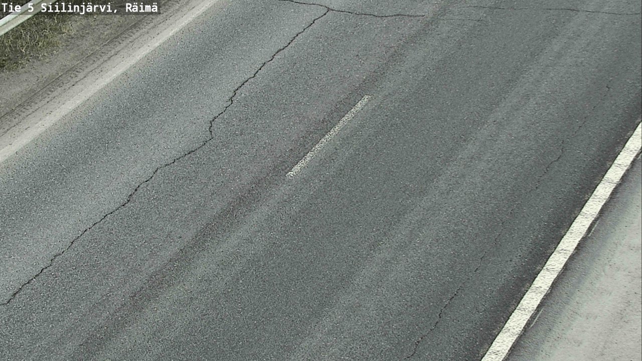 Weather Camera Image Road Siilinjärvi, Räimä, Siilinjärvi, Pohjois-Savo