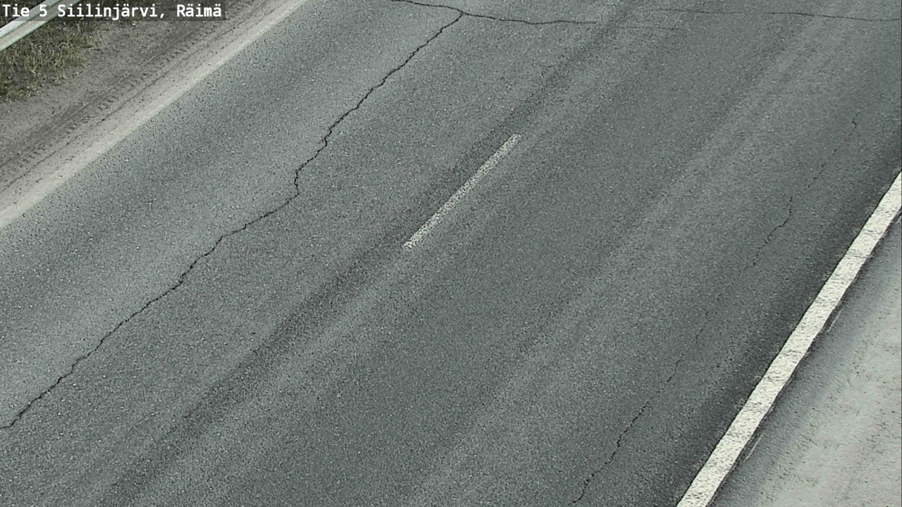 Weather Camera Image Road Siilinjärvi, Räimä, Siilinjärvi, Pohjois-Savo