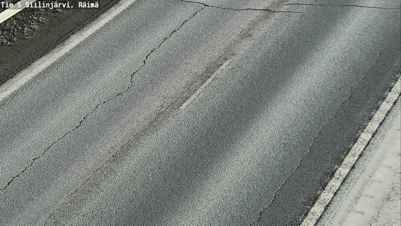 Weather Camera Image Road Siilinjärvi, Räimä, Siilinjärvi, Pohjois-Savo