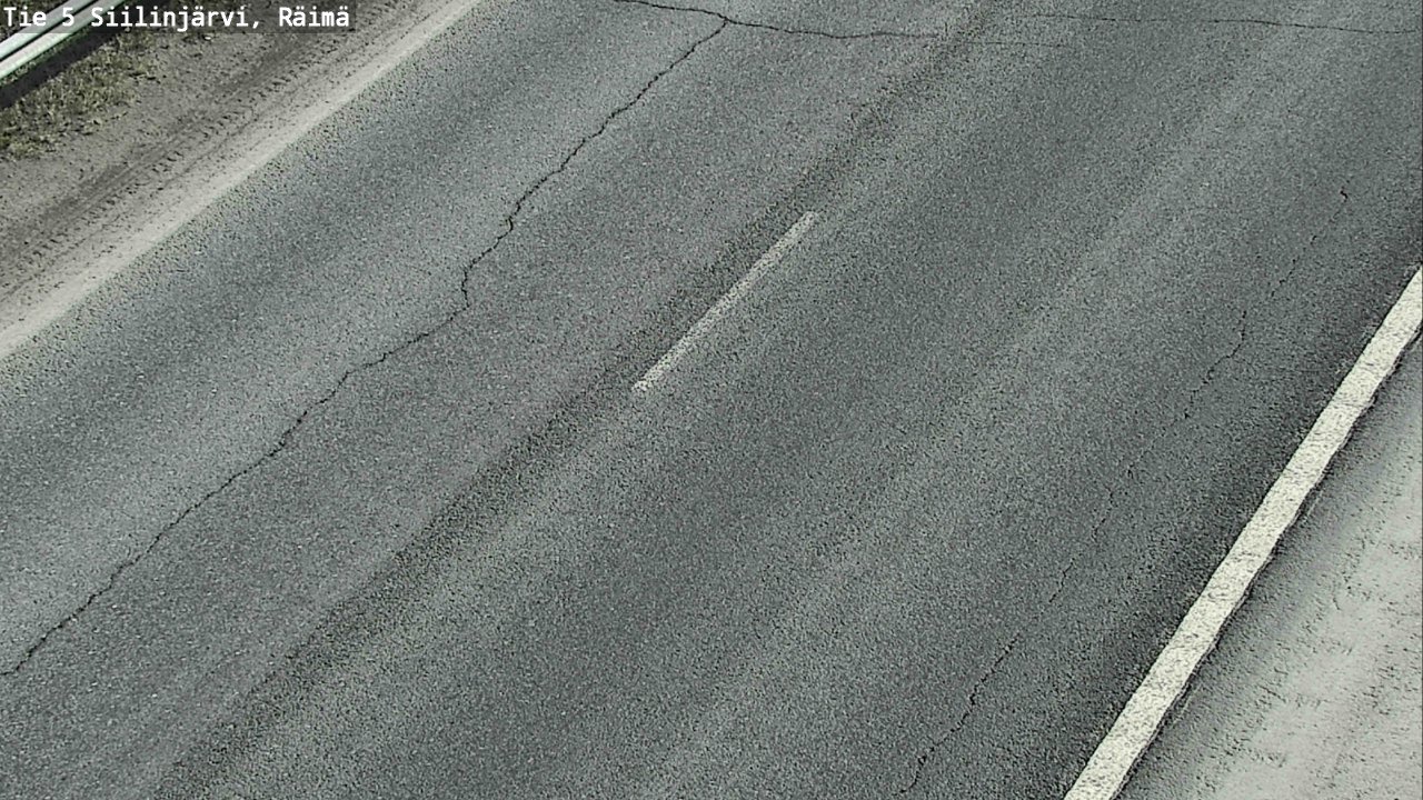 Weather Camera Image Road Siilinjärvi, Räimä, Siilinjärvi, Pohjois-Savo