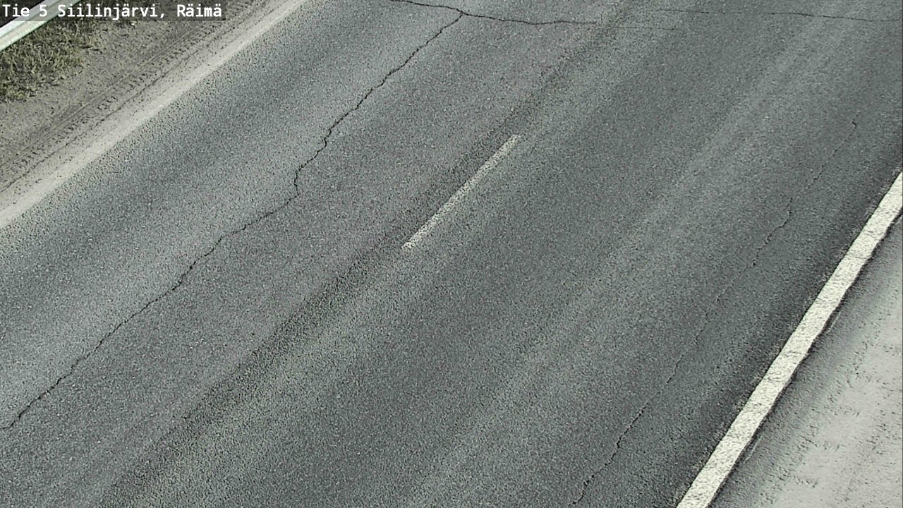 Weather Camera Image Road Siilinjärvi, Räimä, Siilinjärvi, Pohjois-Savo