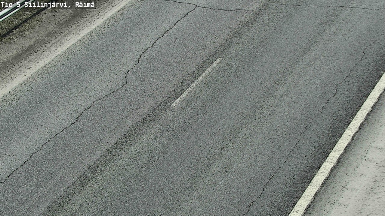 Weather Camera Image Road Siilinjärvi, Räimä, Siilinjärvi, Pohjois-Savo