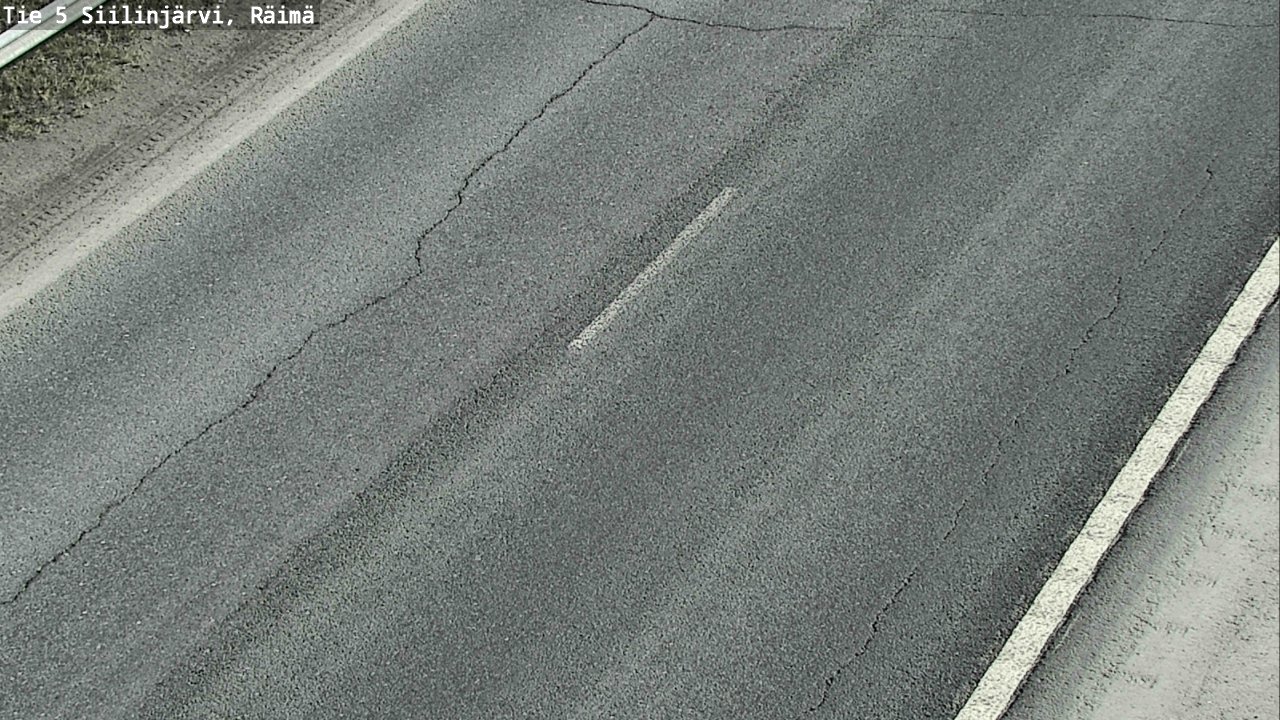 Weather Camera Image Road Siilinjärvi, Räimä, Siilinjärvi, Pohjois-Savo
